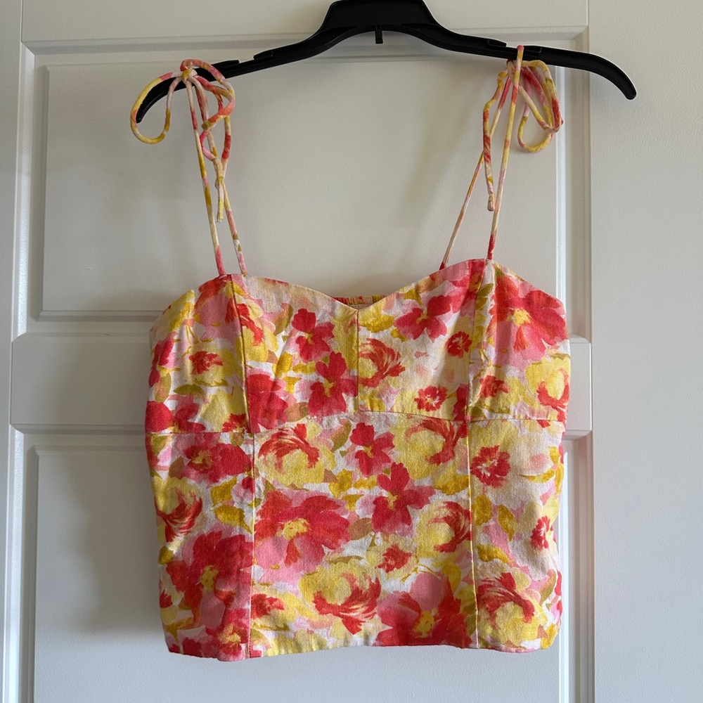 Old Navy Floral Camisole in Pink and Yellow
